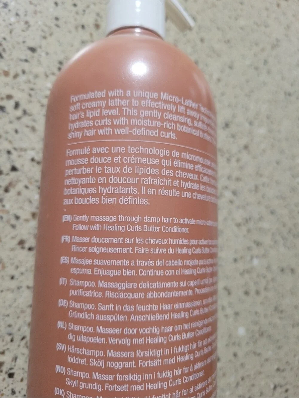 1 LANZA Healing Curls Vegan Butter Complex Shampoo 33.8 oz